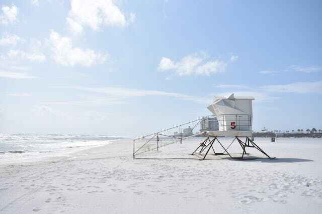 Clearwater Beach, Florida - best bodysurfing beach on the Gulf of Mexico