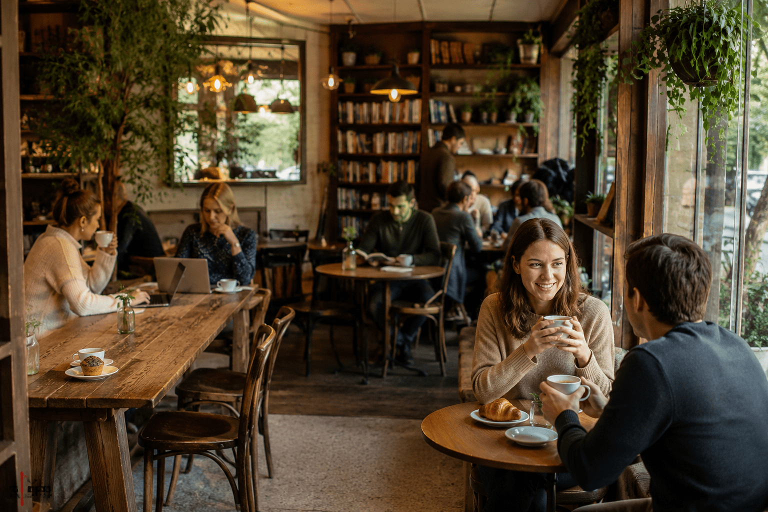 Cozy hidden cafe in Princeton loved by locals, featuring artisan coffee, fresh pastries, warm interiors, and a welcoming atmosphere.