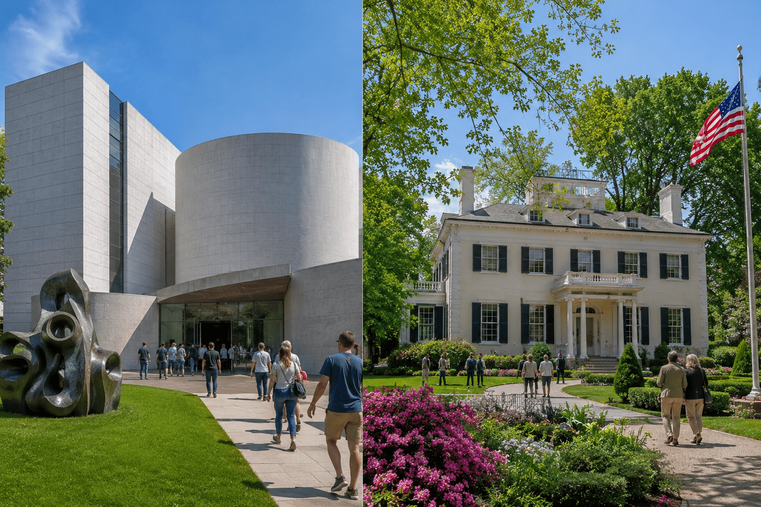 Princeton University Art Museum and Morven Museum & Garden showcasing Princeton's rich history, art collections, and cultural heritage in New Jersey.